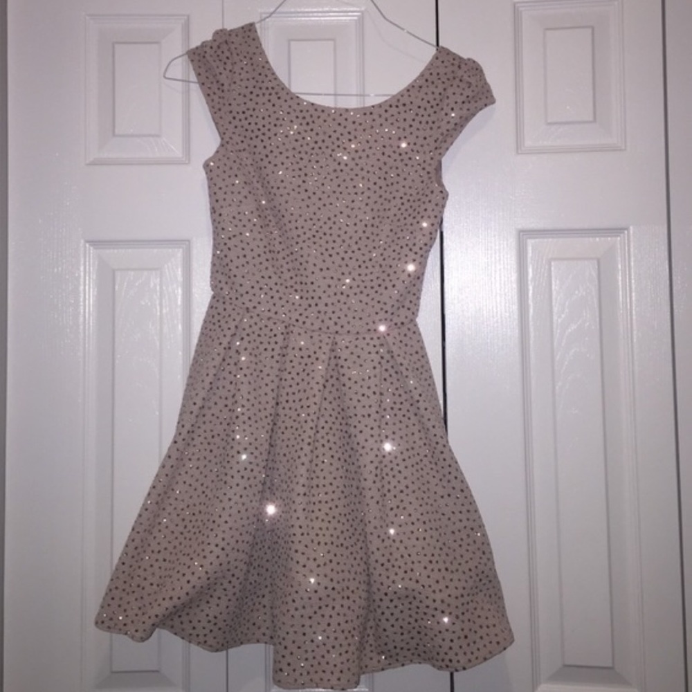 NWOT Arden B hand decorated mini dress